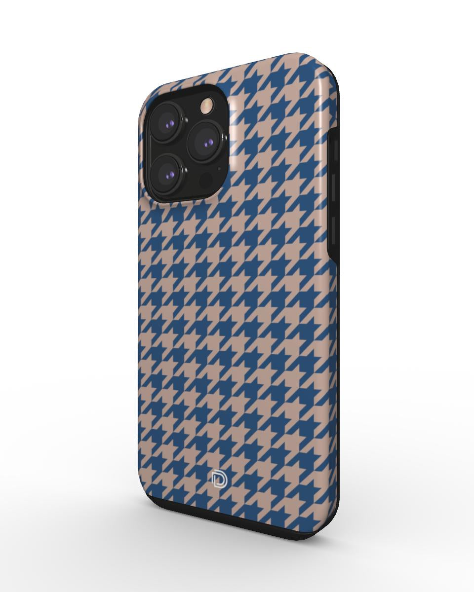 Blue Houndstooth