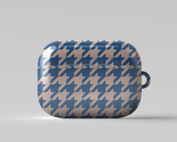 Blue Houndstooth